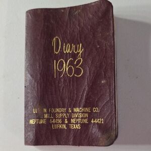 Vintage 1963 General Electric Diary